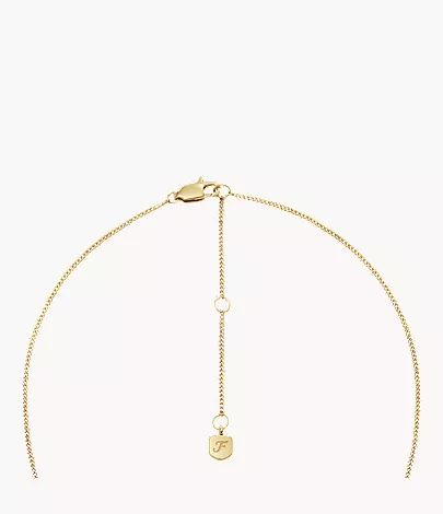 Gemini Sutton Zodiac Gold-Tone Stainless Steel White Mother-of-Pearl Pendant Necklace - Image 5