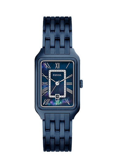 Raquel 26mm Three-Hand Navy Stainless Steel Watch