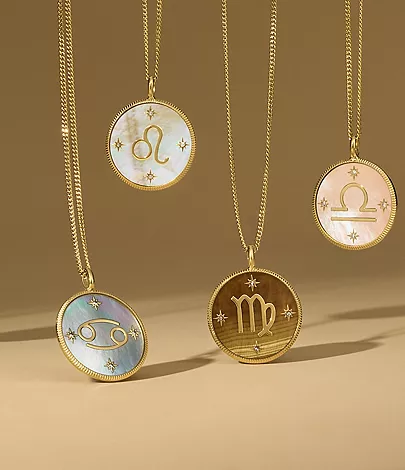 Sagittarius Sutton Zodiac Gold-Tone Stainless Steel Purple Amethyst Pendant Necklace - Image 6